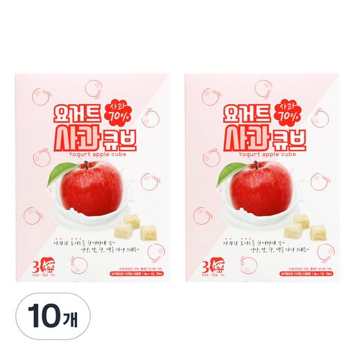 산마을 요거트 사과 큐브 1.8g x 10p