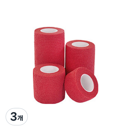 하이가이 고탄력 자가점착 붕대 레드 5cm