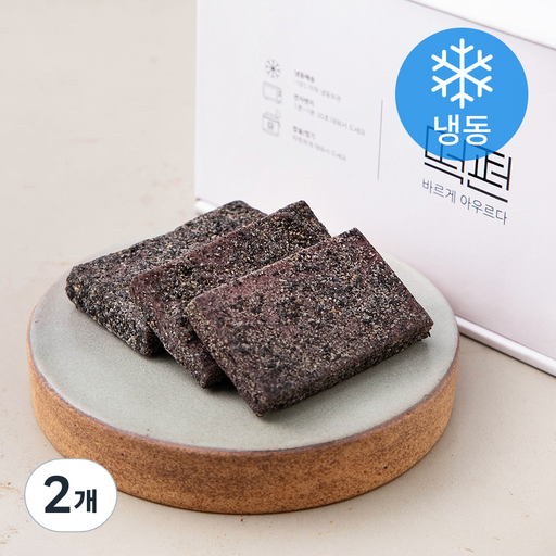 떡편 찰흑미인절미 (냉동)