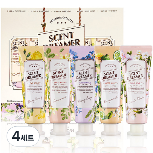 과일나라 센트드리머 퍼퓸 핸드크림 5종 선물세트