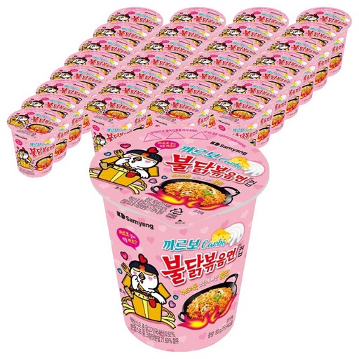 삼양 컵 까르보 불닭볶음면 80g