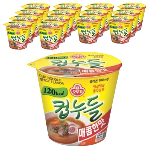 오뚜기 컵누들 매콤한맛 37.8g