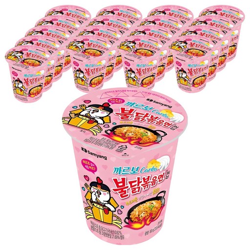 삼양 컵 까르보 불닭볶음면 80g