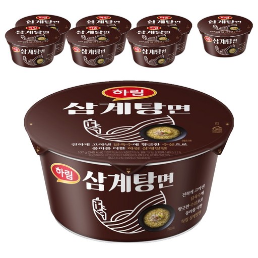 하림 삼계탕면 컵 107g