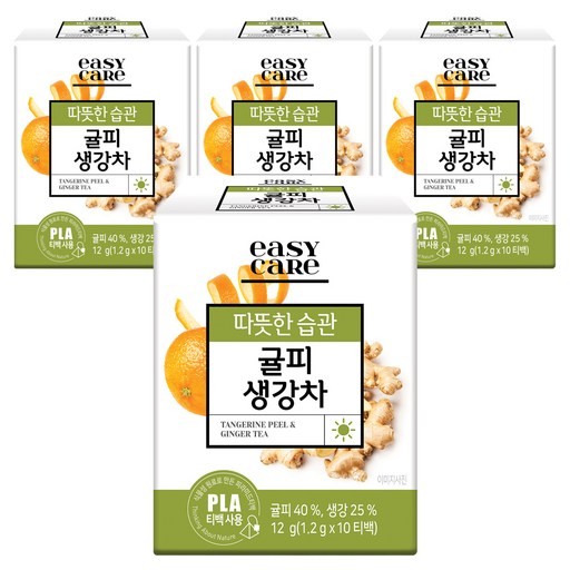 녹차원 이지케어 귤피생강차