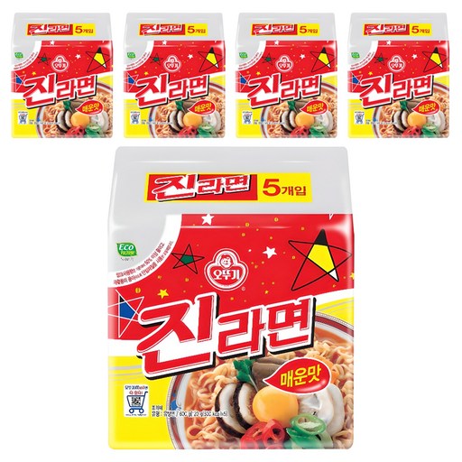 오뚜기 진라면 매운맛 120g