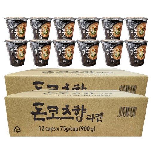 돈코츠향 라멘 소컵 라면 75g