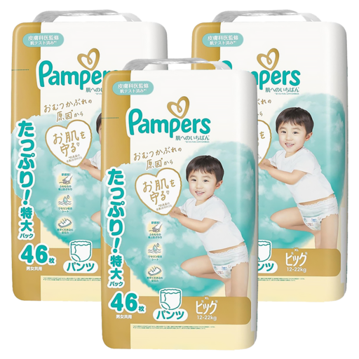 Pampers 幫寶適 日本境內版 極上守護拉拉褲 12~22kg, XL, 138片
