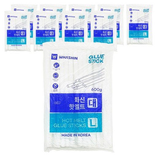 화신 핫멜트 글루 스틱 대 11mm 600g