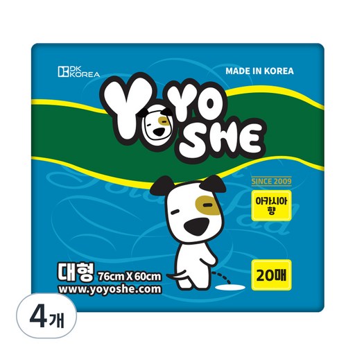 요요쉬 반려견용 배변패드 스카이 아카시아향