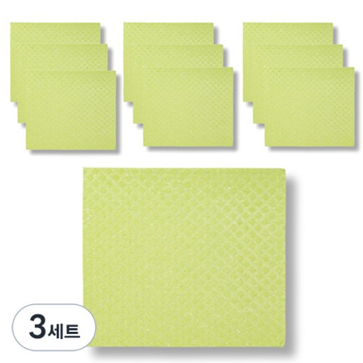 이랑이랑 셀룰로오스 스웨덴행주 애플그린