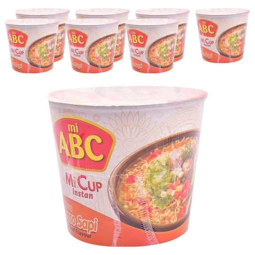 ABC 미 인스턴트 컵 라사 바소 사삐 60g