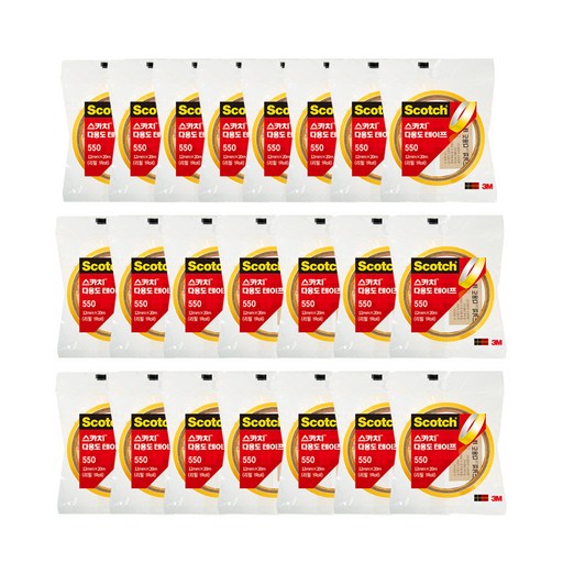 스카치 3M 다용도 테이프 550 리필 12mm x 20m