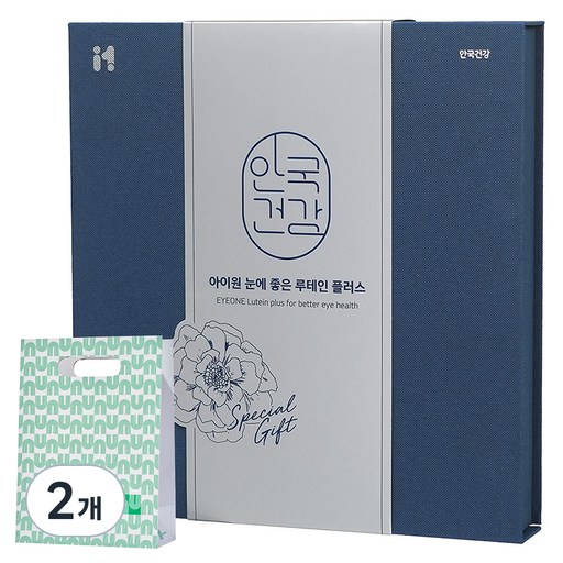 안국건강 아이원 눈에좋은 루테인플러스 스페셜기프트 + 쇼핑백