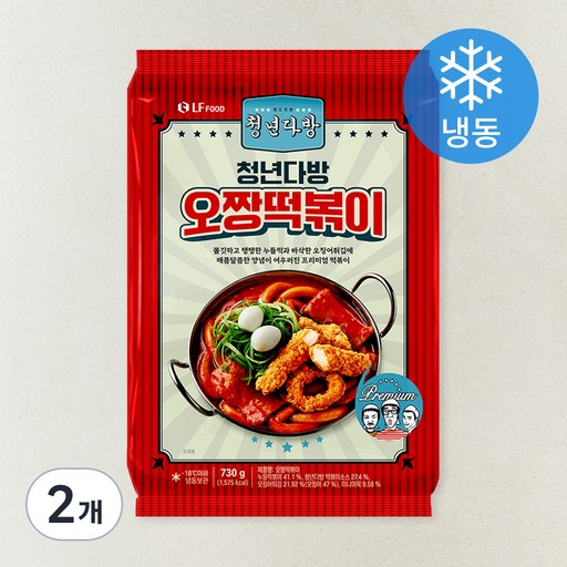 청년다방 오짱떡볶이 (냉동)