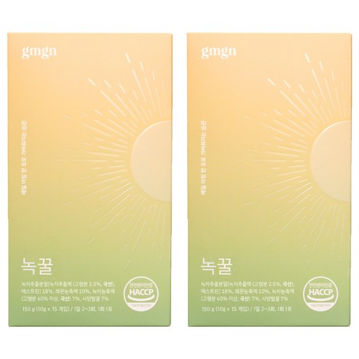 굿모닝굿나잇 gmgn 녹꿀 스틱형