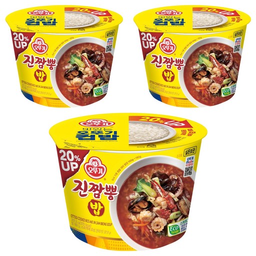 오뚜기 컵밥 증량 진짬뽕밥