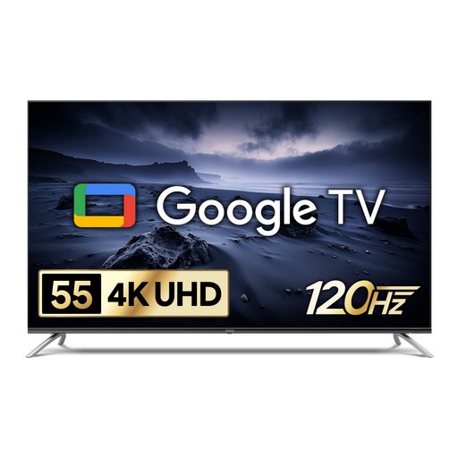 더함 4K UHD 스마트 55 120Hz 돌비 AI 구글 3.0 게이밍 TV