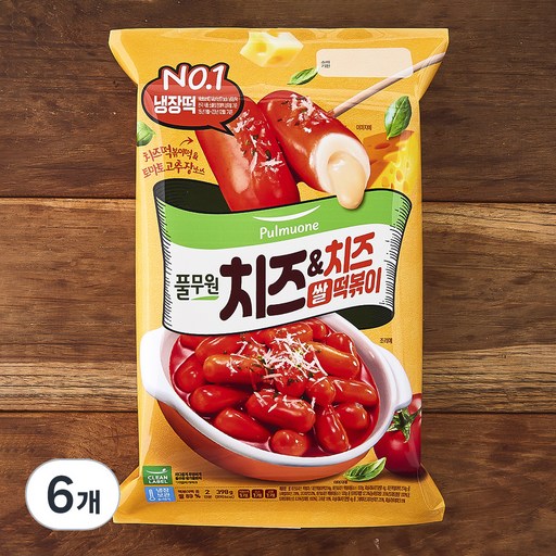 풀무원 쌀 치즈 & 치즈 떡볶이 2인분