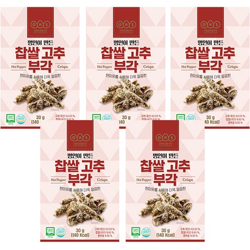 찹쌀 고추 부각