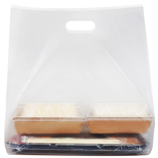 코멧 다용도 무지 HDPE 비닐 쇼핑백 대형