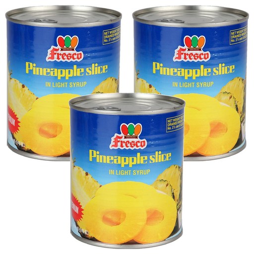 Fresco 파인애플 슬라이스 통조림
