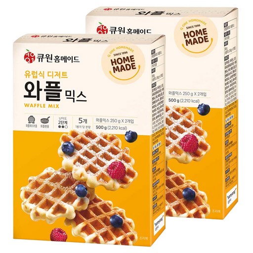 큐원 홈메이드 와플믹스