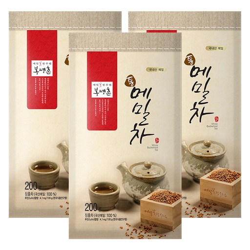 봉평촌 통메밀차