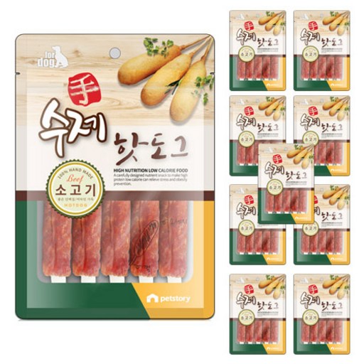 펫스토리 강아지 수제핫도그 간식