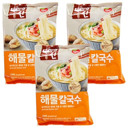 동원 면발의신 해물칼국수 236g