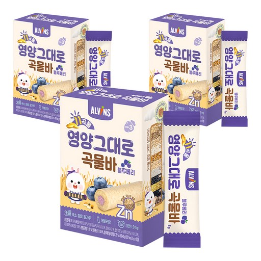 엘빈즈 11곡물 영양그대로 곡물바