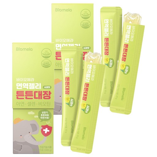 바이오메라 면역젤리 튼튼대장 사과맛 15p