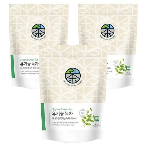평창다원 유기농 작설 녹차 생분해티백