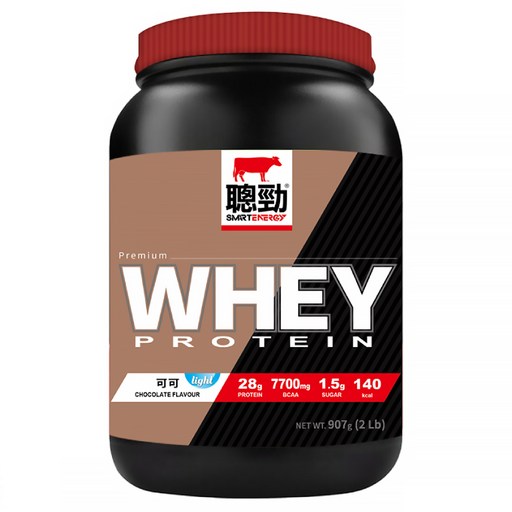RED COW 紅牛 聰勁即溶乳清蛋白 可可風味, 907g, 1罐