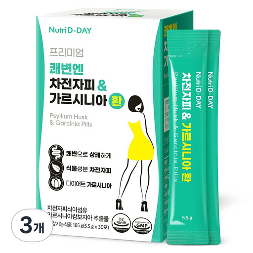 뉴트리디데이 프리미엄 쾌변엔 차전자피 가르시니아 환 30p