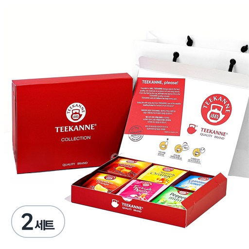 티칸 티 컬렉션 6종 선물세트 30p + 쇼핑백