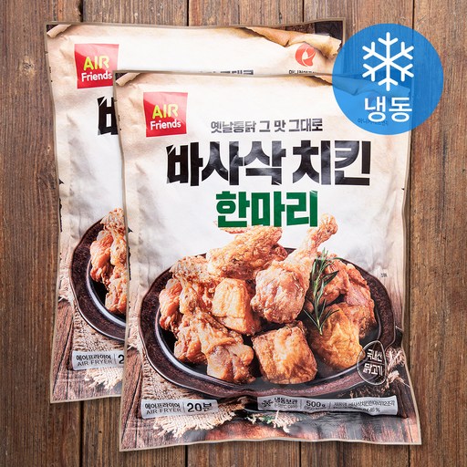 마니커에프앤지 바사삭치킨 한마리 12조각 (냉동)