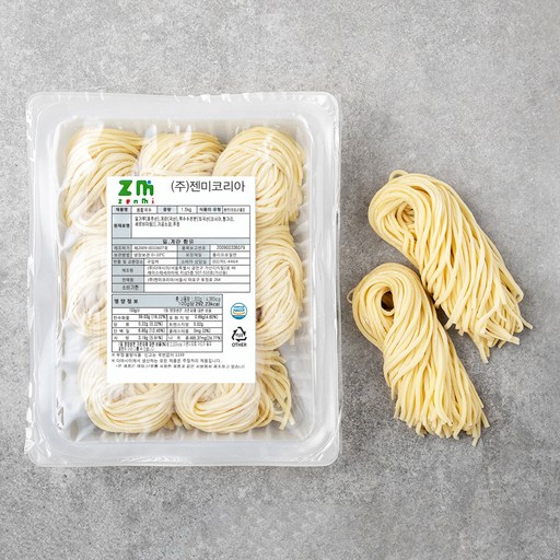 젠미 생 칼국수면