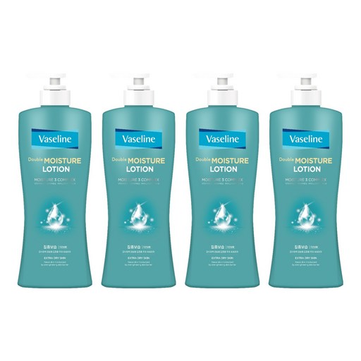 애경바세린 더블 모이스처 바디로션, 450ml, 4개