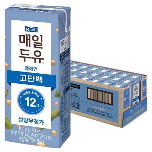 매일두유 고단백 플레인 두유