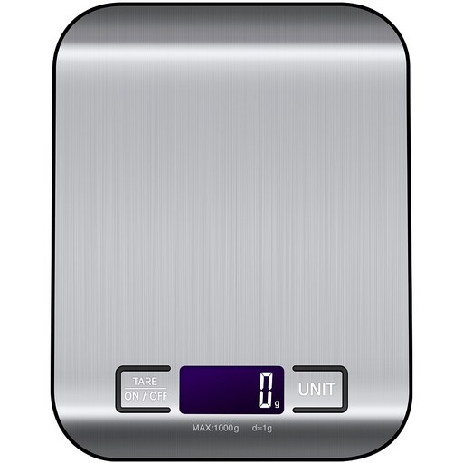홈플래닛 스테인레스 디지털 백라이팅 주방저울 1kg