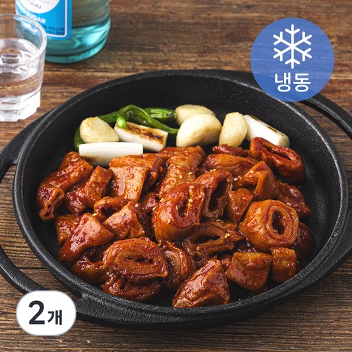 청춘불판 대구진 직화 불막창 (냉동)
