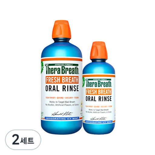 테라브레스 오랄린스 아이시민트 1L + 473ml 세트
