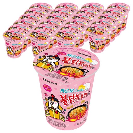 삼양 컵 까르보 불닭볶음면 80g