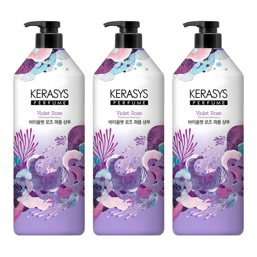 케라시스 퍼퓸 샴푸 바이올렛 로즈로 향기로운 머릿결을 만들어보세요