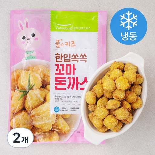 풀무원 풀스키즈 한입쏙쏙 꼬마돈까스 (냉동)