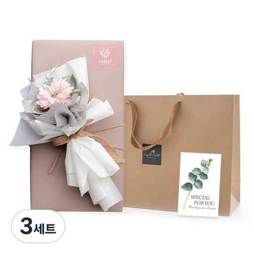라솔트 플라워펜 빼빼로 기프트세트 실버그레이