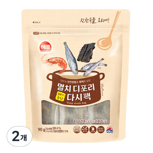 해표 멸치디포리 다시팩