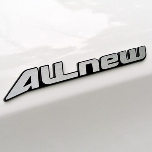 디테일코리아 자동차엠블럼 전체차량적용가능 All New A-Type (30048) - 실버 30048