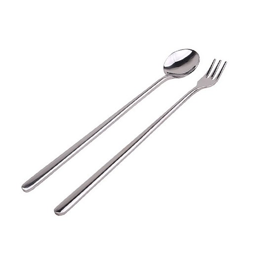 블룸엣홈 심플 광택 미니 롱스푼 5p + 미니 롱포크 5p